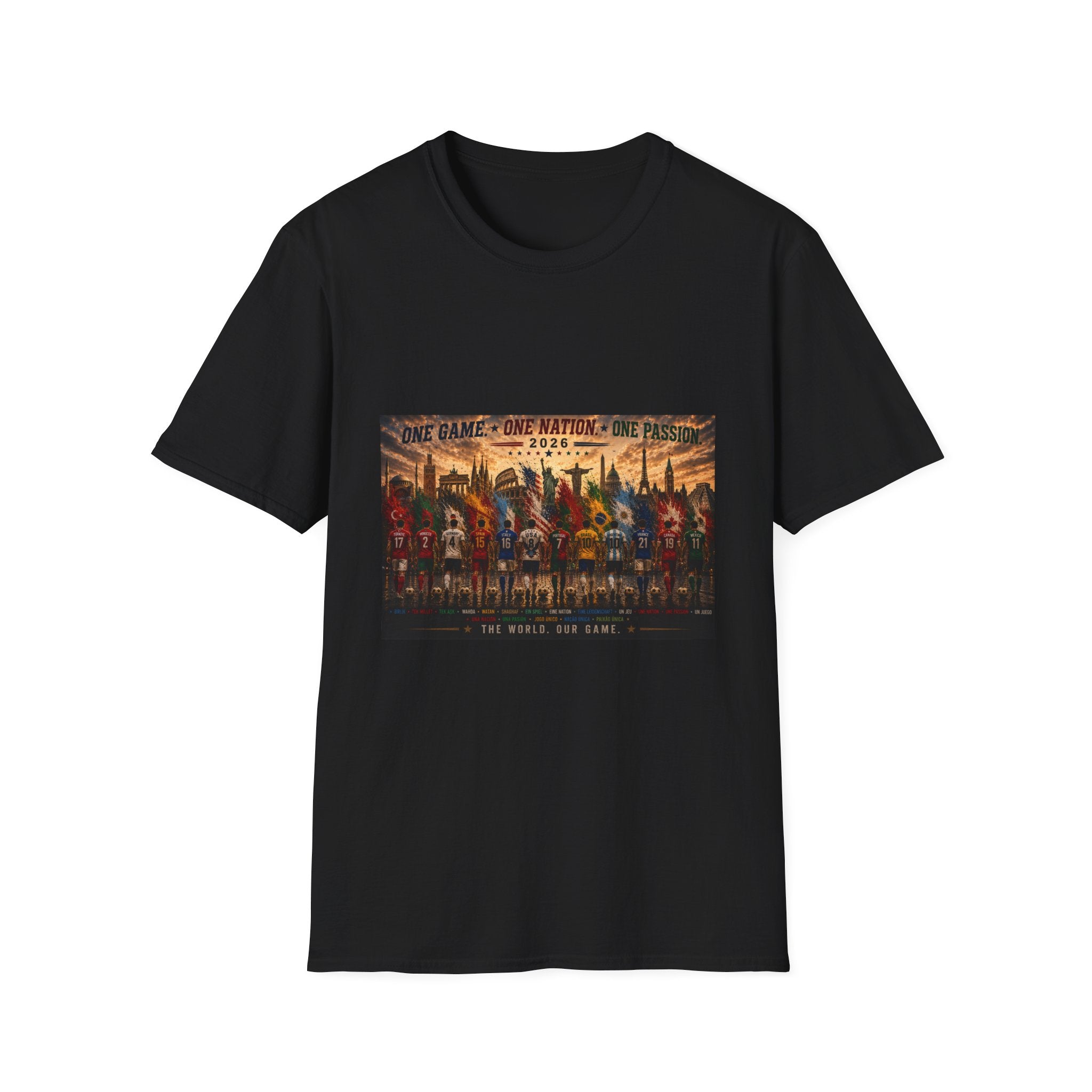 2026 Football Poster Tee “One Game • One Nation • One Passion”
