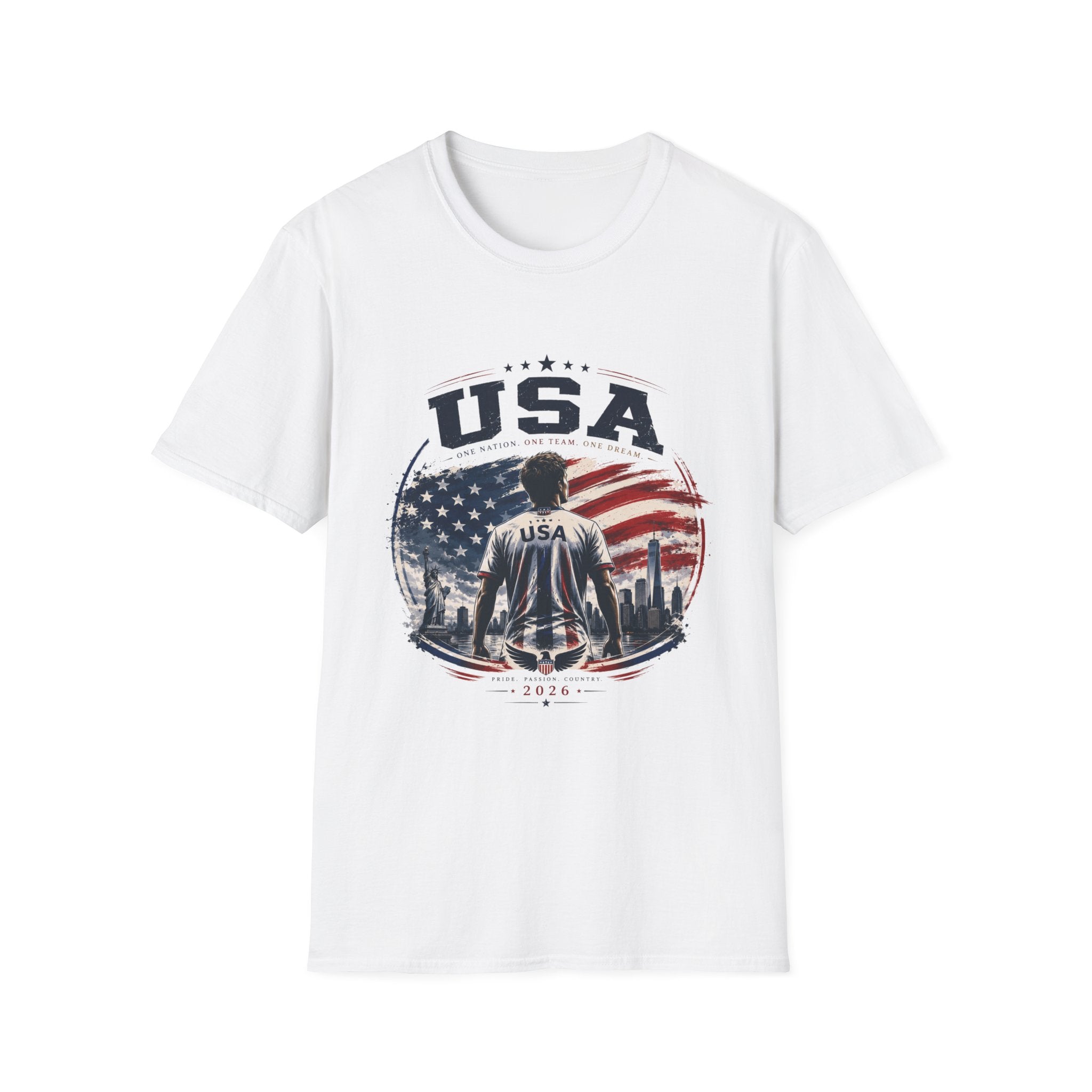 USA Flag Graphic T-Shirt 2026