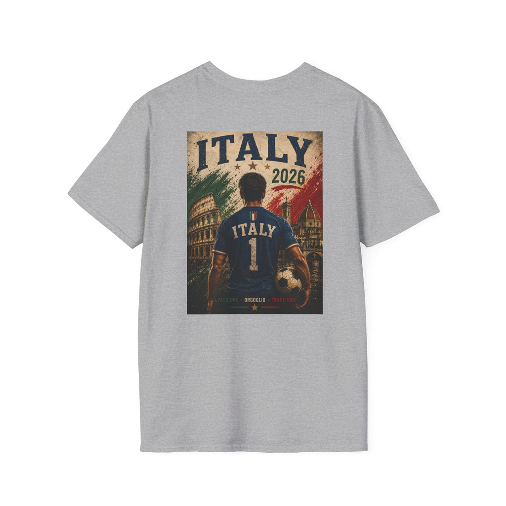 Italy 2026 T-Shirt – Vintage Italian Football Design (2026)