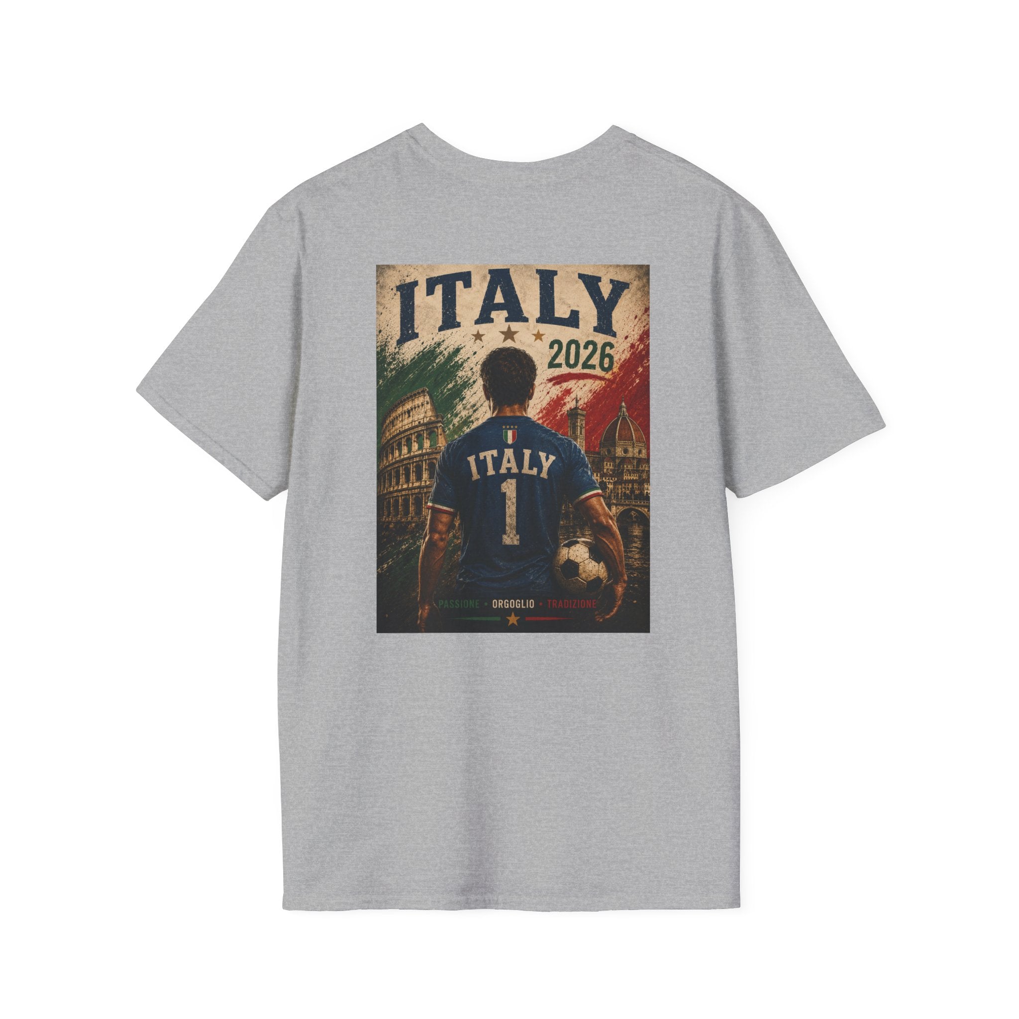Italy 2026 T-Shirt – Vintage Italian Football Design (2026)