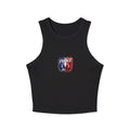 France 20 Tricolor Graphic Racer Tank
