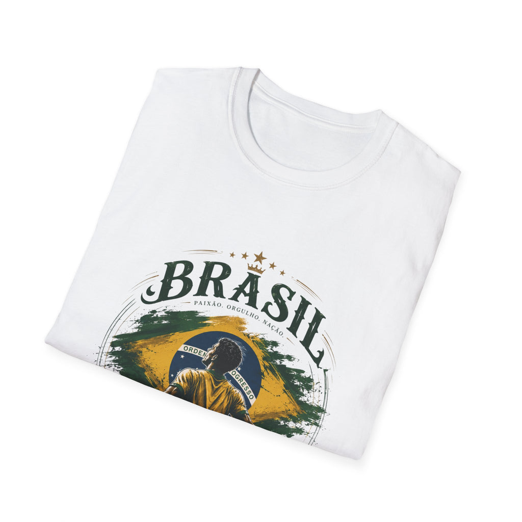 Brasil Vintage Soccer T-Shirt — Retro Brazilian Football Fan Tee