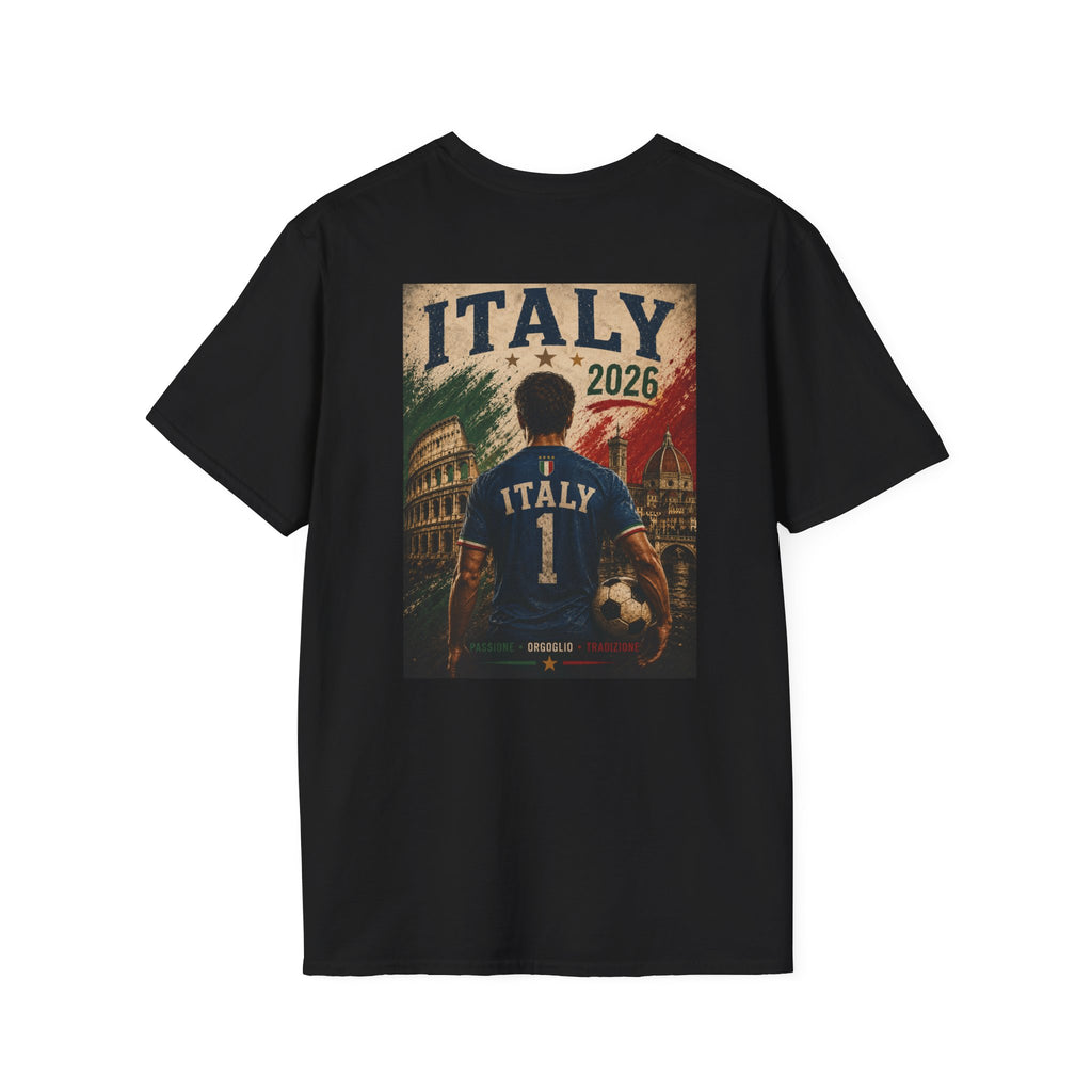 Italy 2026 T-Shirt – Vintage Italian Football Design (2026)