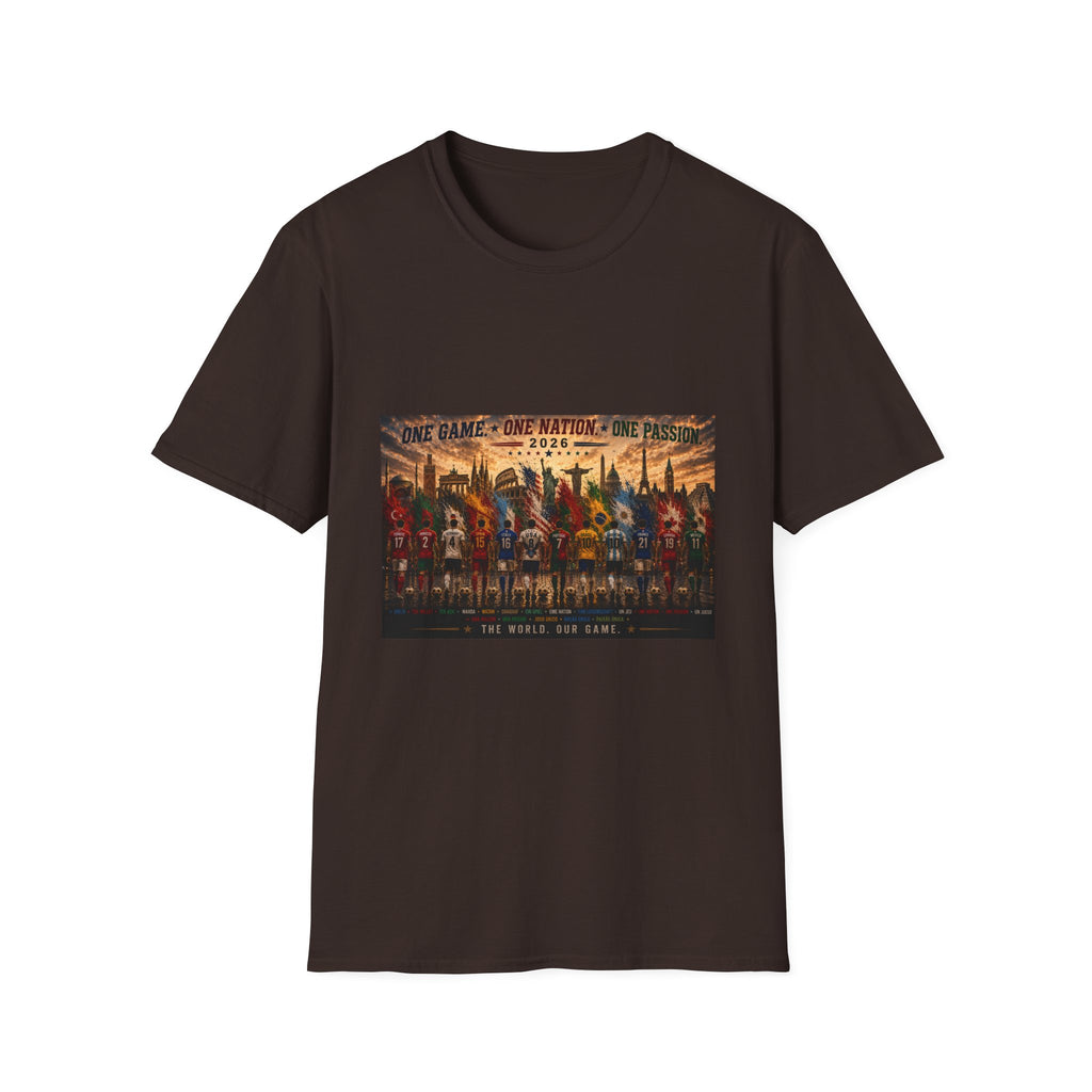2026 Football Poster Tee “One Game • One Nation • One Passion”