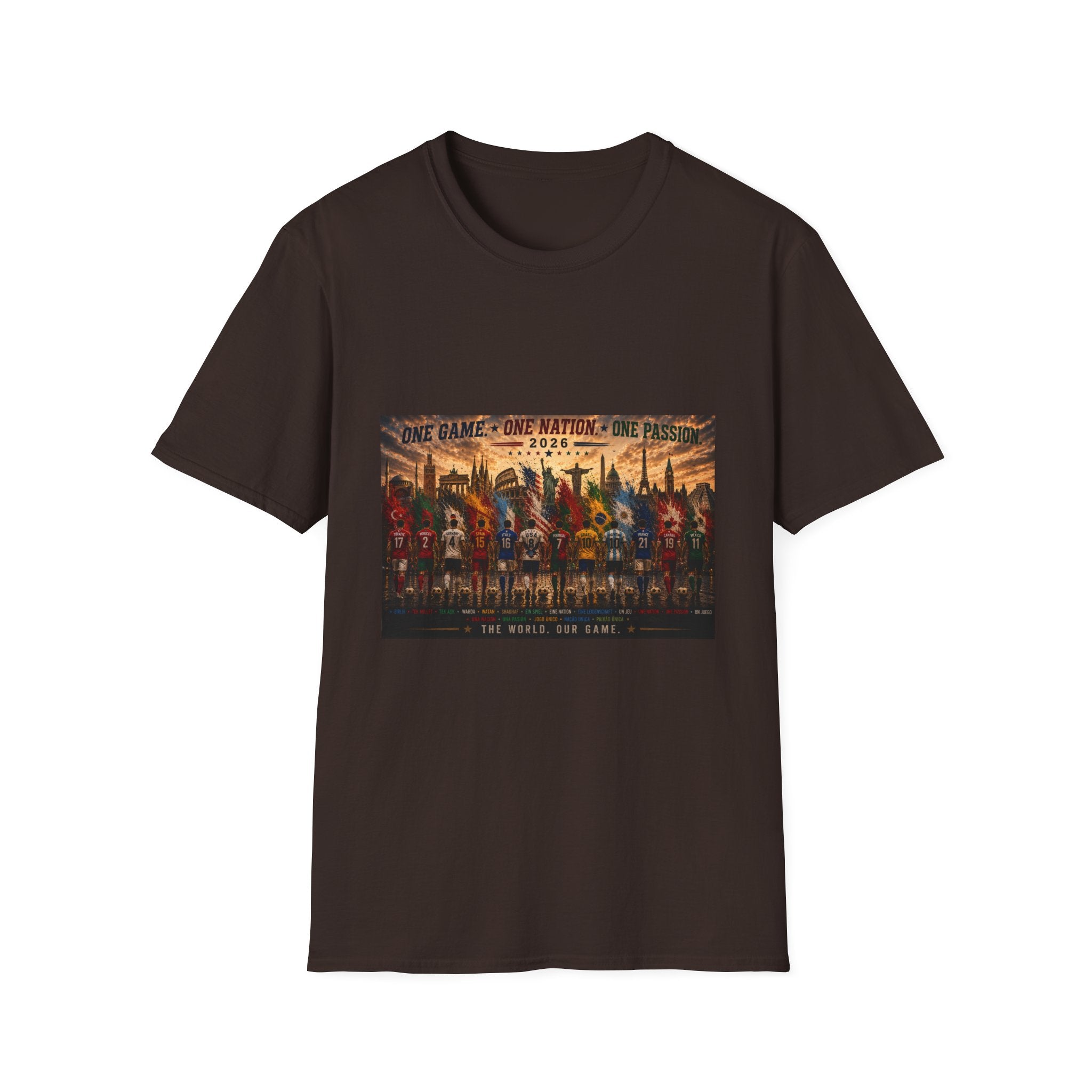 2026 Football Poster Tee “One Game • One Nation • One Passion”