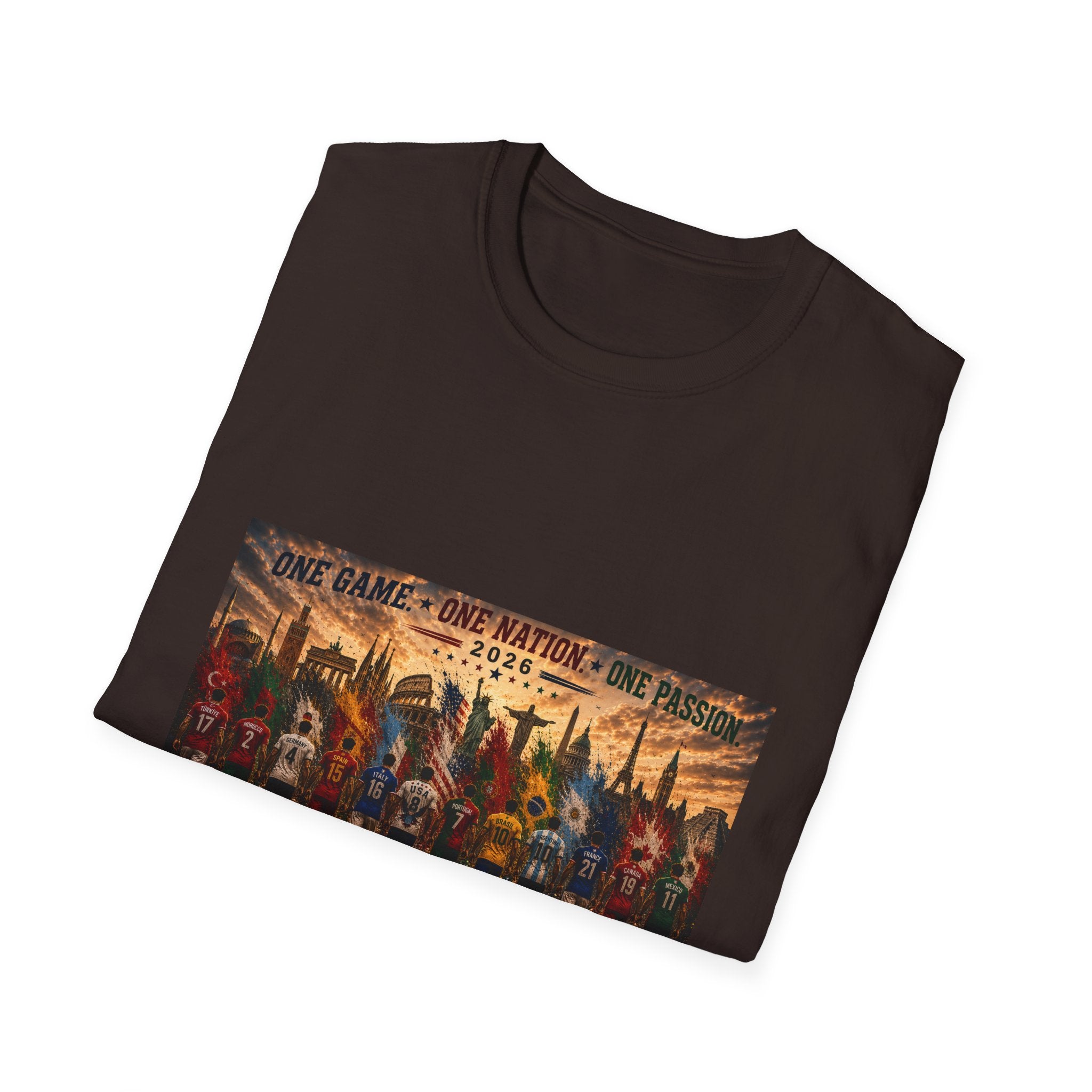 2026 Football Poster Tee “One Game • One Nation • One Passion”
