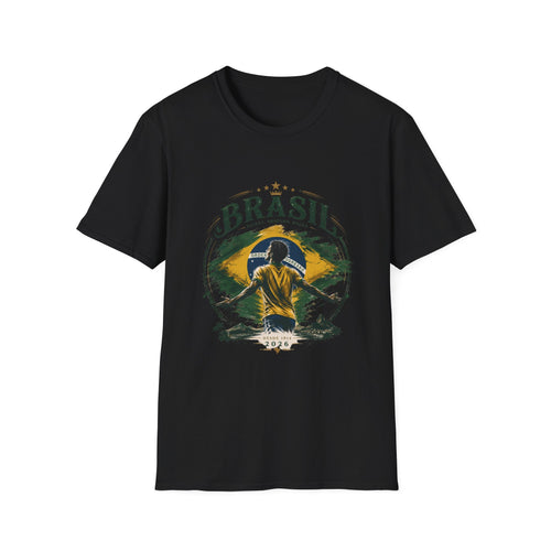 Brasil Vintage Soccer T-Shirt — Retro Brazilian Football Fan Tee