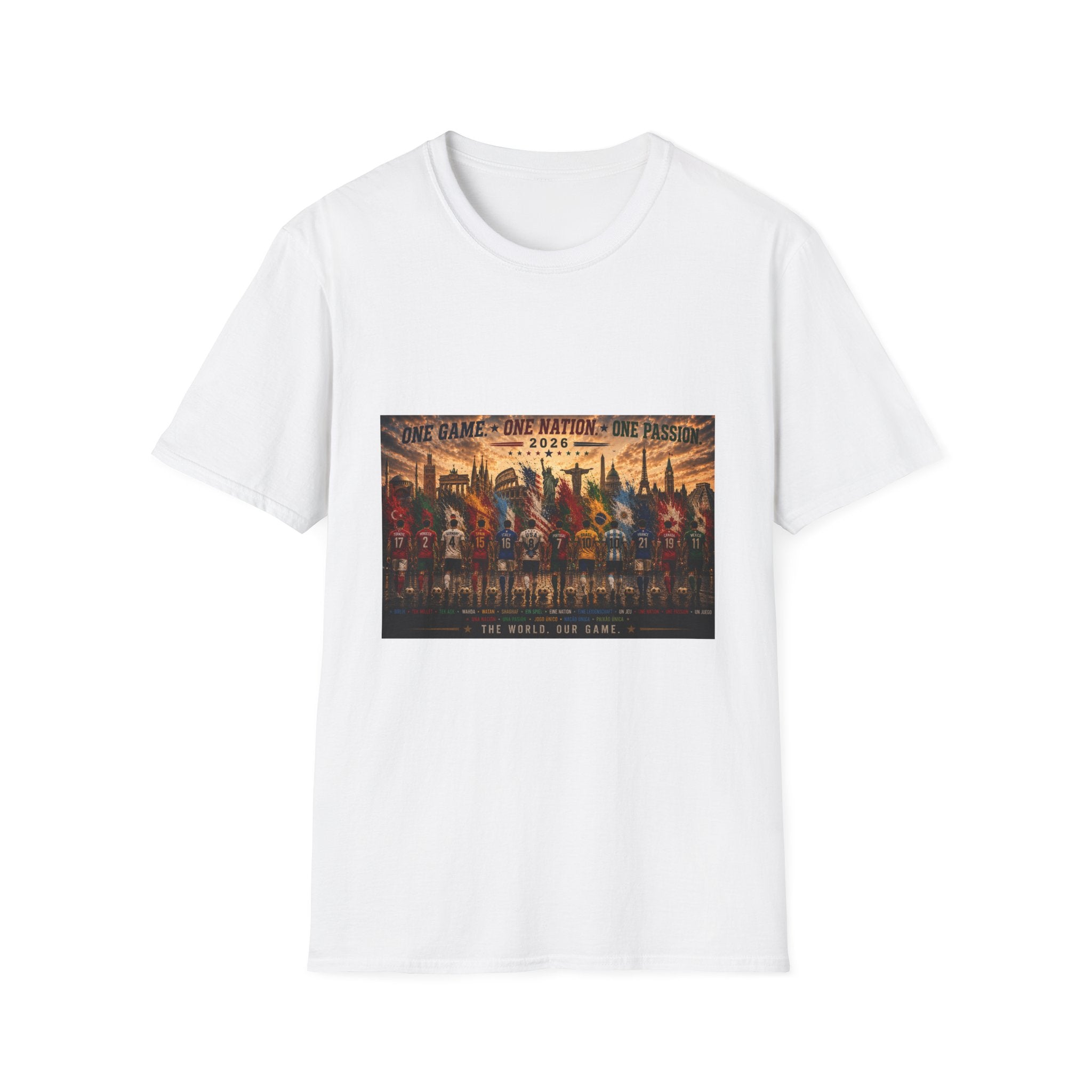 2026 Football Poster Tee “One Game • One Nation • One Passion”