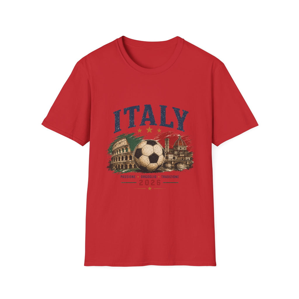 Italy 2026 T-Shirt – Vintage Italian Football Design (2026)
