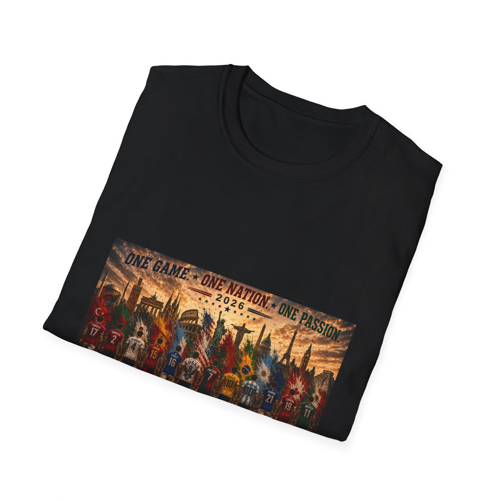 2026 Football Poster Tee “One Game • One Nation • One Passion”