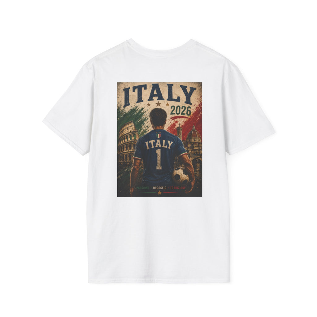 Italy 2026 T-Shirt – Vintage Italian Football Design (2026)