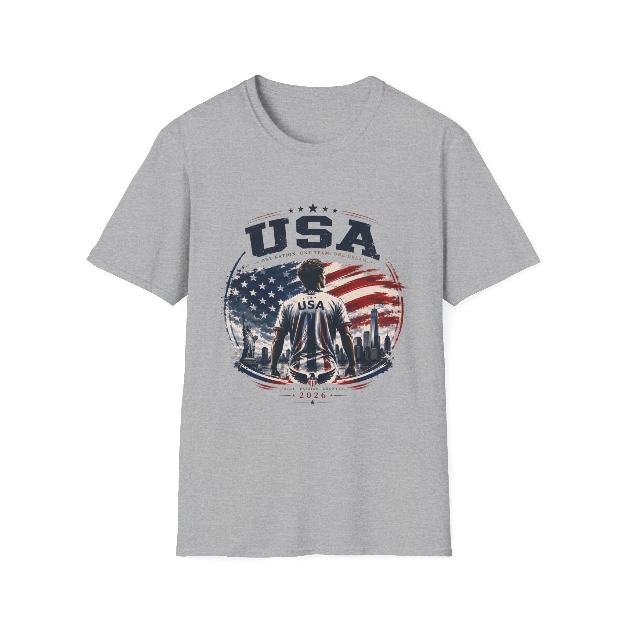 USA Flag Graphic T-Shirt 2026