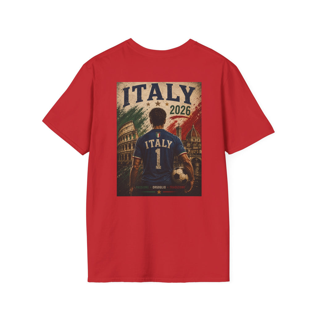 Italy 2026 T-Shirt – Vintage Italian Football Design (2026)