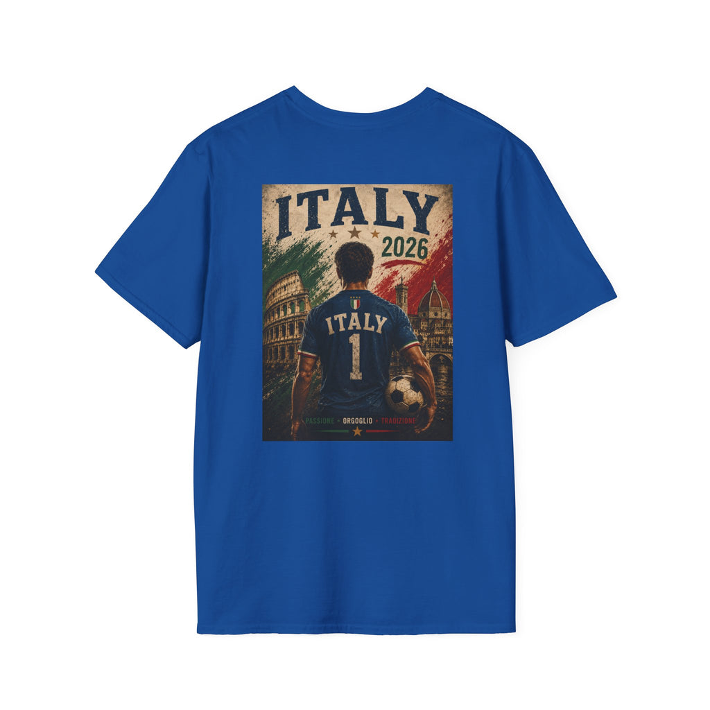 Italy 2026 T-Shirt – Vintage Italian Football Design (2026)