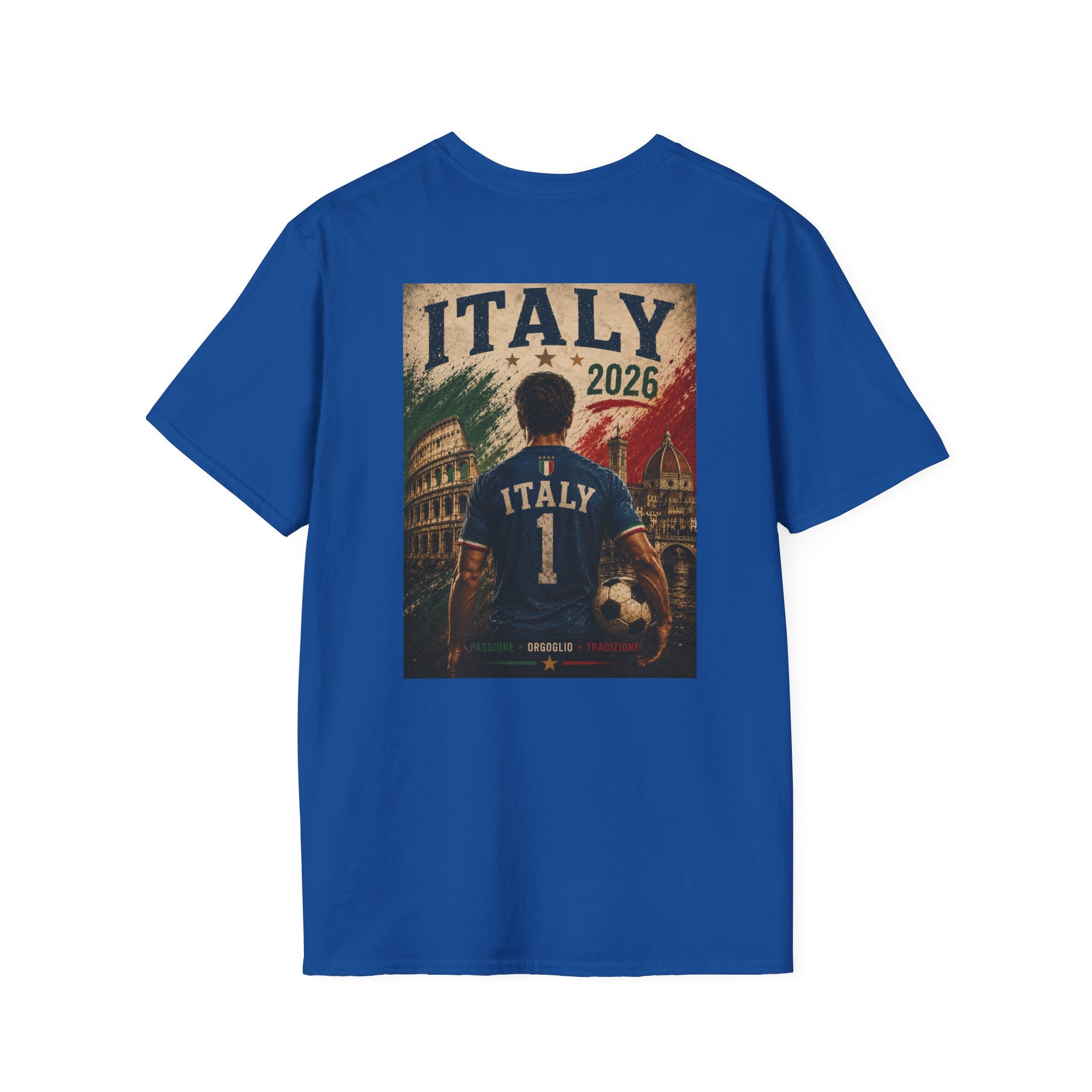 Italy 2026 T-Shirt – Vintage Italian Football Design (2026)