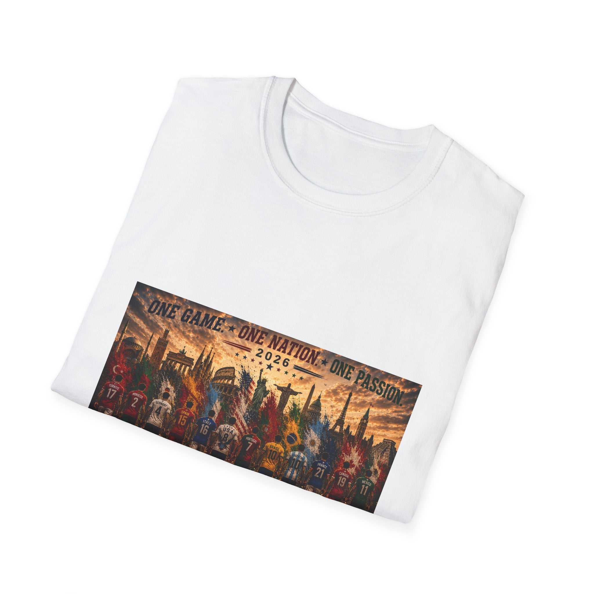 2026 Football Poster Tee “One Game • One Nation • One Passion”