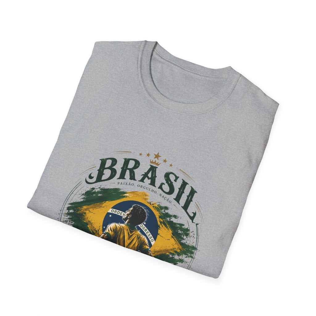 Brasil Vintage Soccer T-Shirt — Retro Brazilian Football Fan Tee