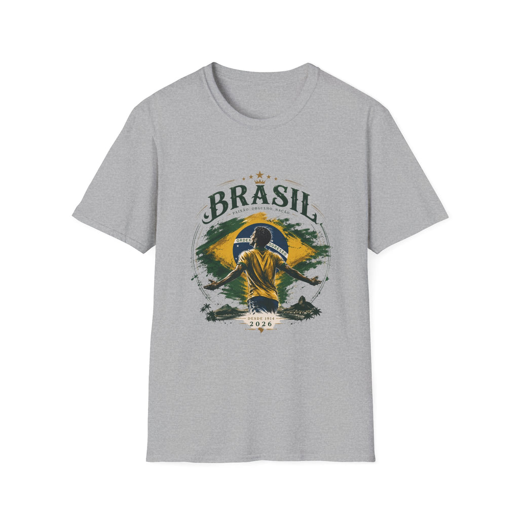 Brasil Vintage Soccer T-Shirt — Retro Brazilian Football Fan Tee