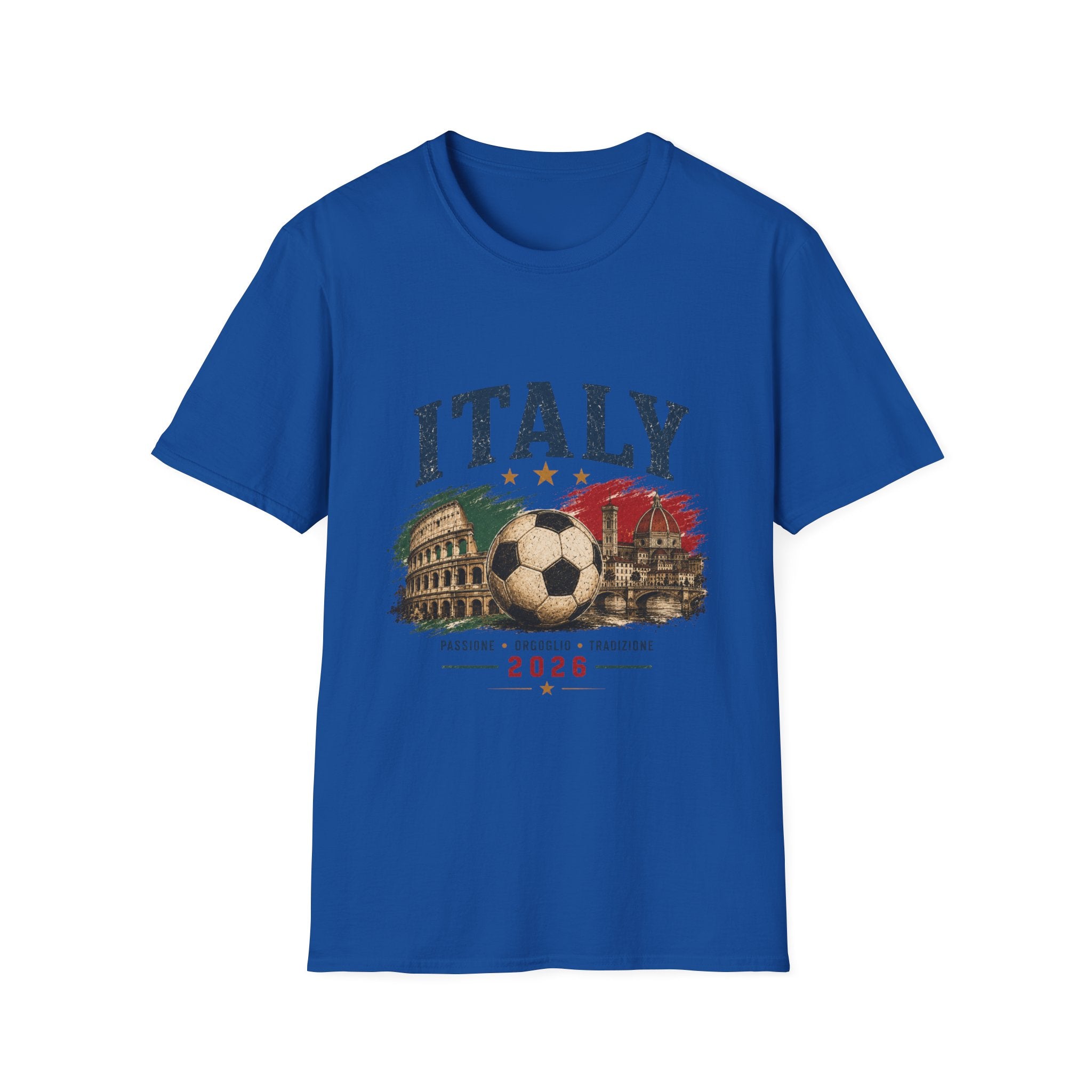 Italy 2026 T-Shirt – Vintage Italian Football Design (2026)