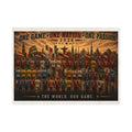 Soccer Rug — "One Game • One Nation • One Passion" 2026 Decorative Floor Mat